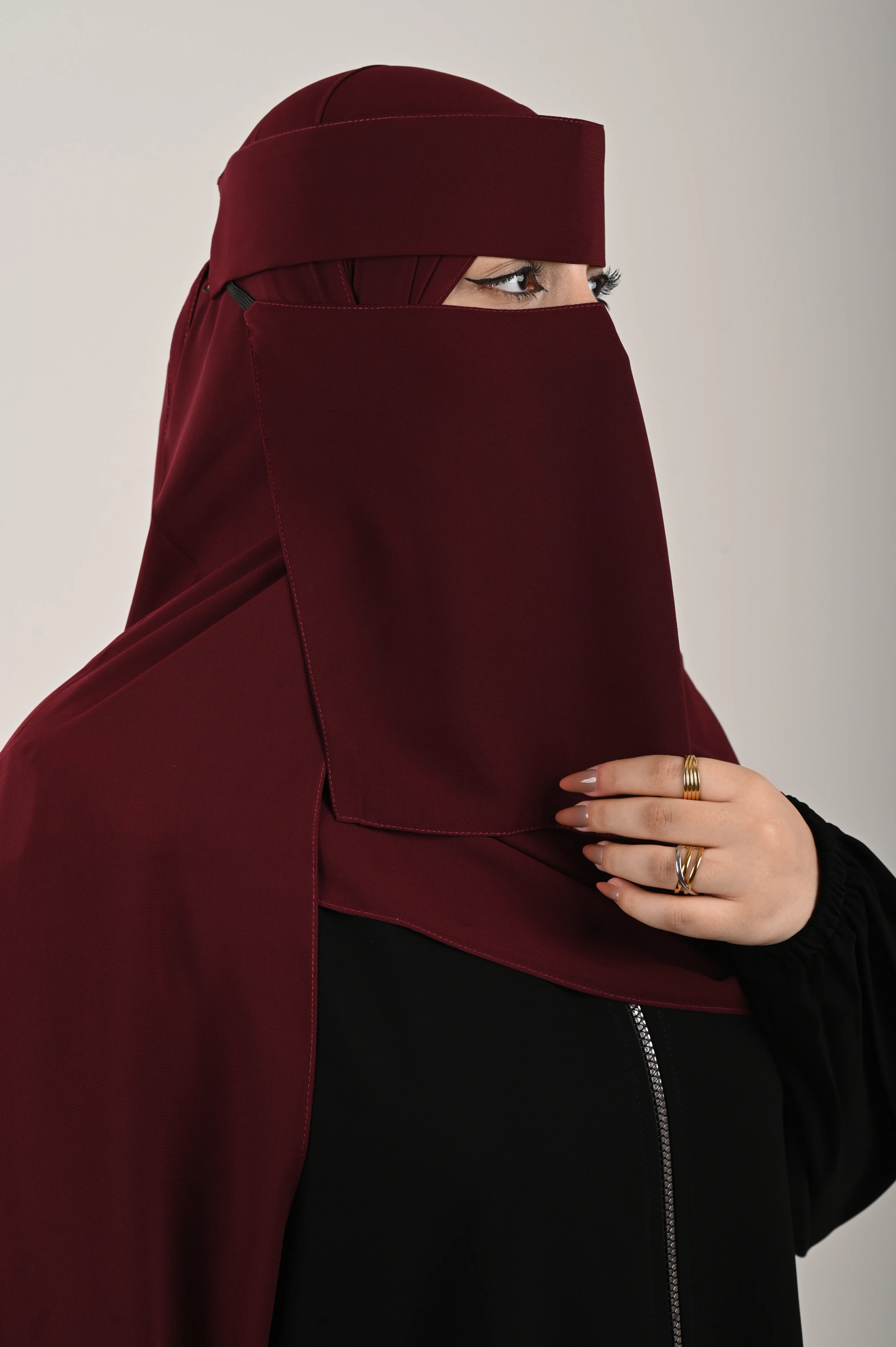 نقاب برجاندي نسائي خفيف